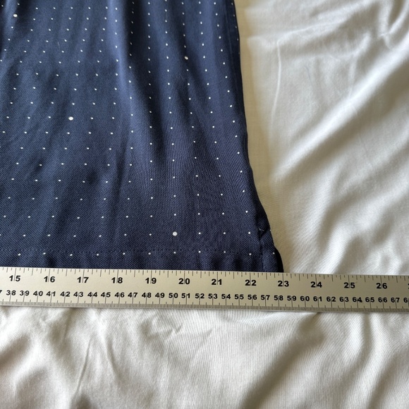 The Nike Polo Dri-Fit Men's Polka Dot Short Sleeve Casual Golf Polo Navy Large - Picture 13 of 14